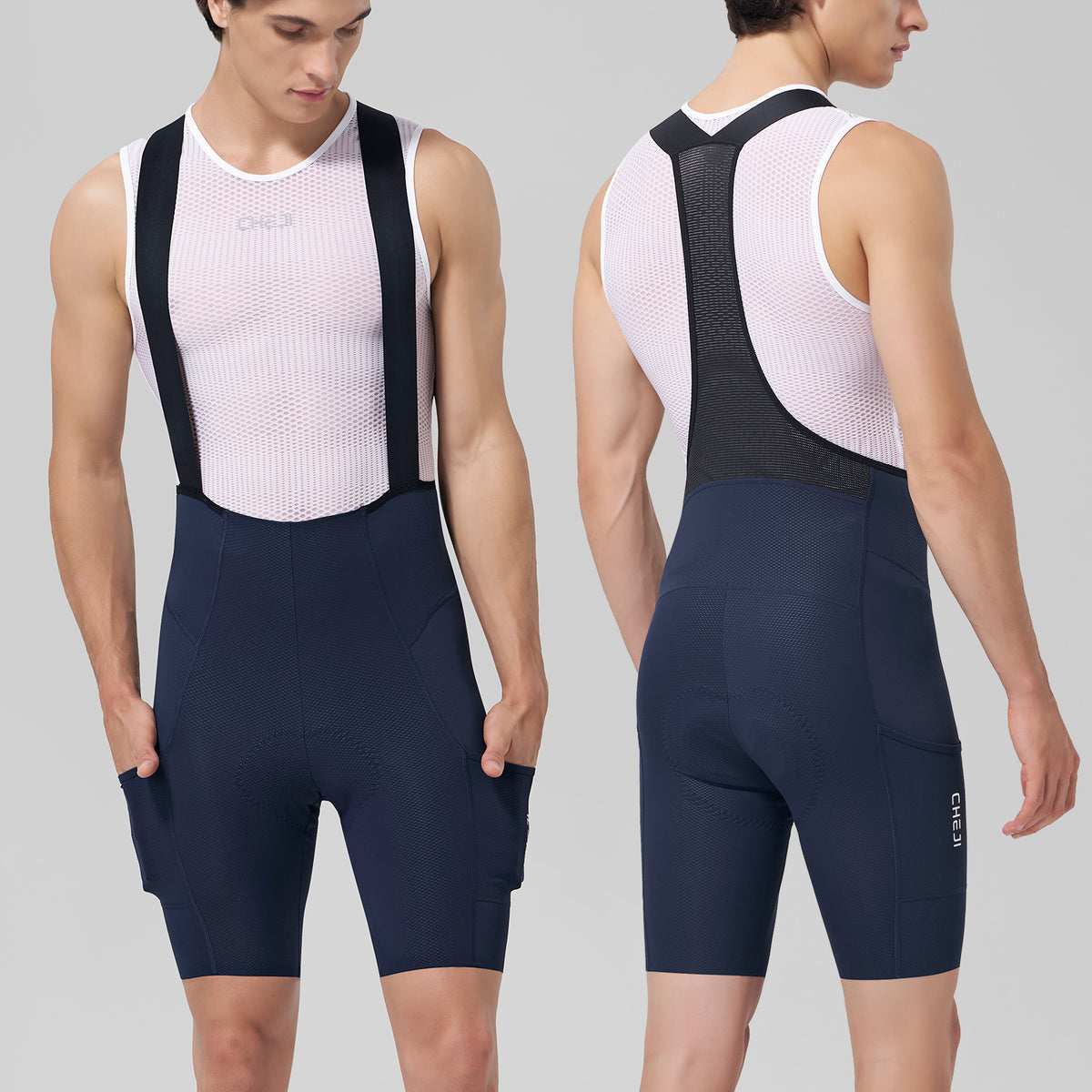 Cheji Men's Cycling Bib Shorts