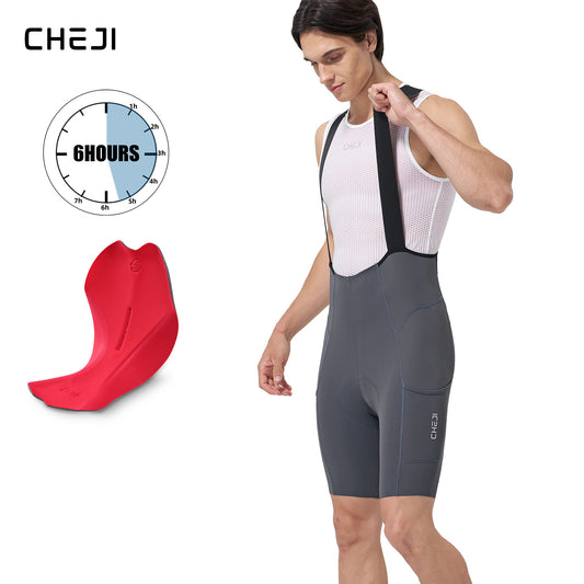 Cheji Men's Cycling Bib Shorts (WU SHI A)