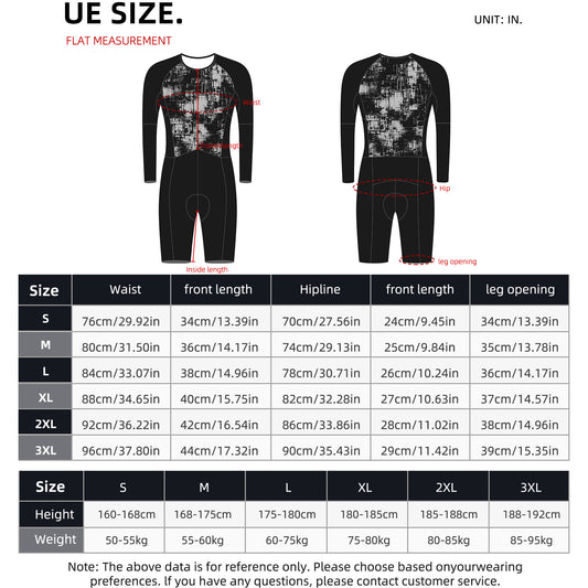 Men's Aero Lightweight One-Piece Cycling Suit, Quick-Dry
