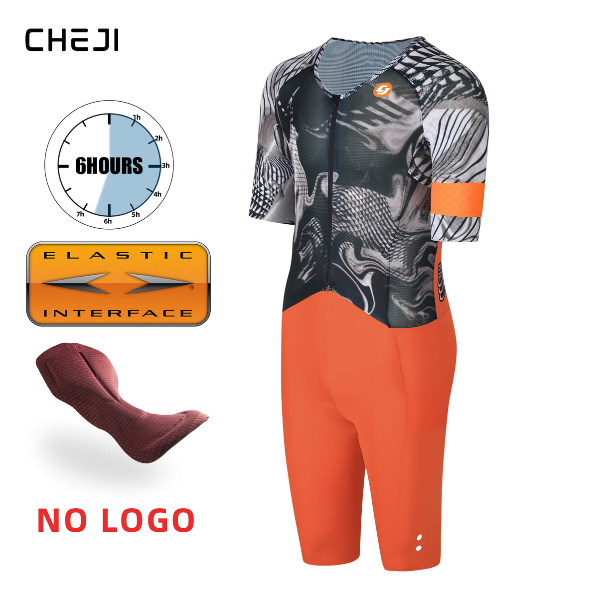 Cheji Men's Pro Team Aero Roadsuit