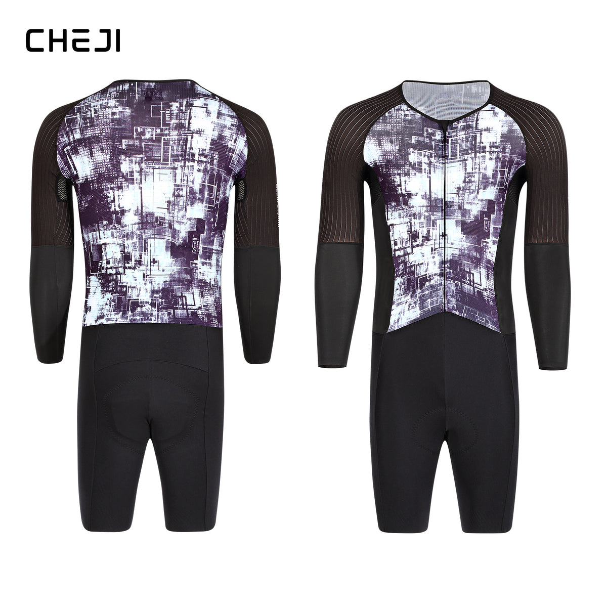 Men's Aero Lightweight One-Piece Cycling Suit, Quick-Dry