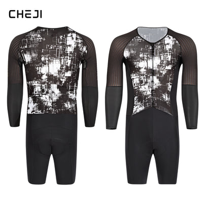 Men's Aero Lightweight One-Piece Cycling Suit, Quick-Dry