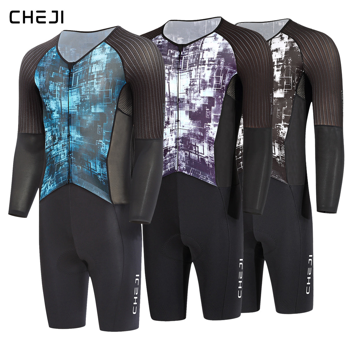 Men's Aero Lightweight One-Piece Cycling Suit, Quick-Dry