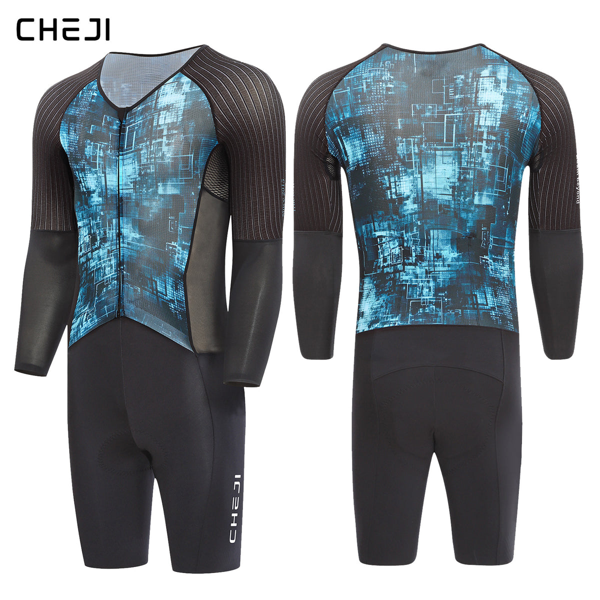 Men's Aero Lightweight One-Piece Cycling Suit, Quick-Dry