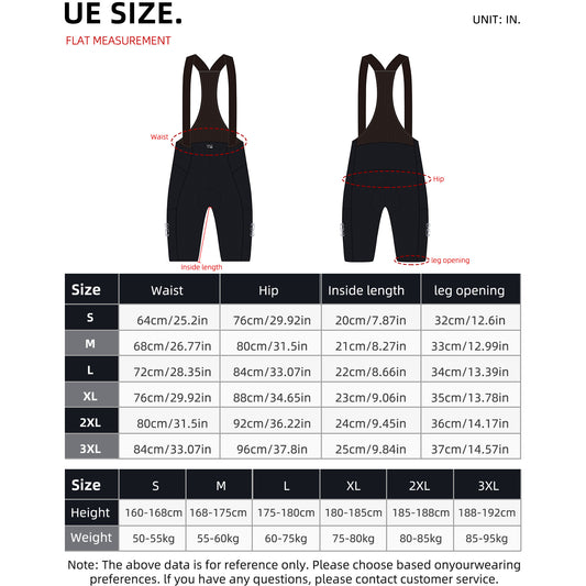 CHEJI Men Cycling Bib Shorts (WU SHI A)
