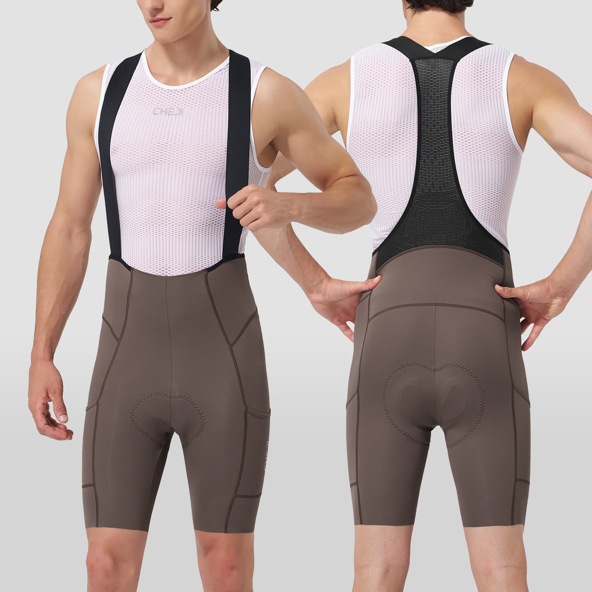 Cheji Men's Cycling Bib Shorts