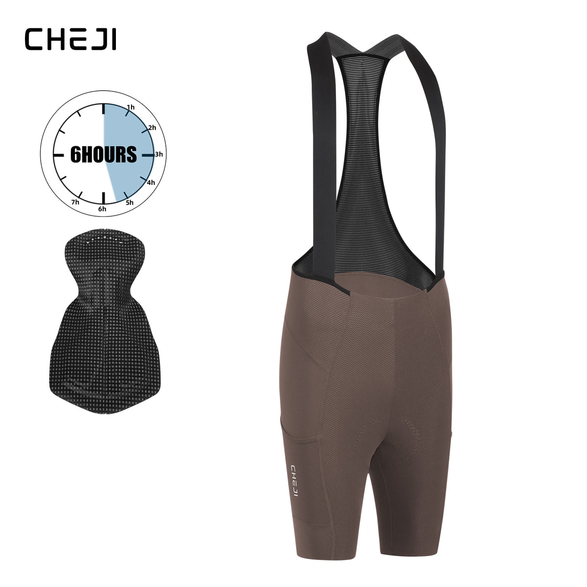 Cheji Men's Cycling Bib Shorts