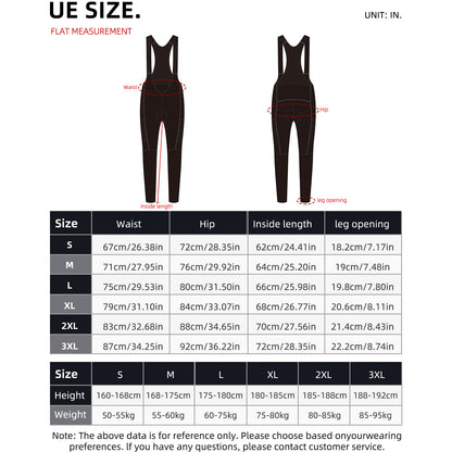 Men's Cycling Bib Tights – Long, Breathable Summer Pants