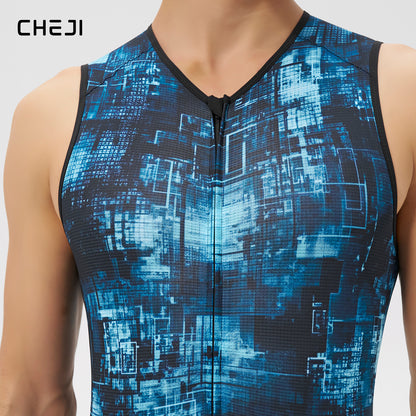 Cheji Trisuit Pro – Men's Triathlon One-Piece Suit