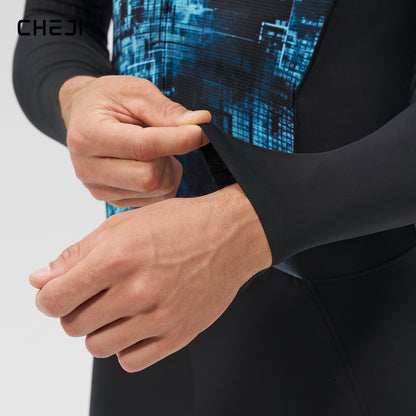 Men's Aero Lightweight One-Piece Cycling Suit, Quick-Dry