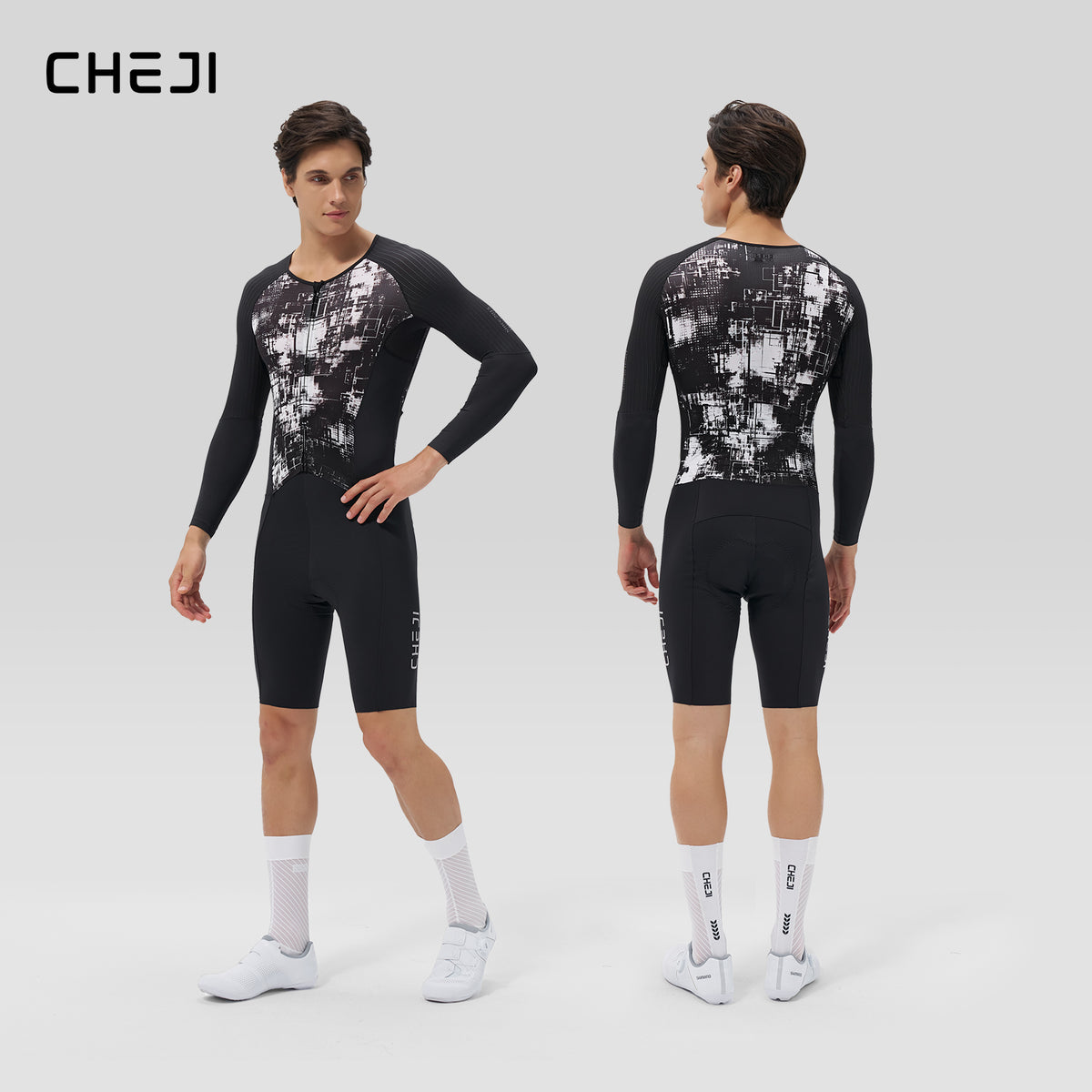 Men's Aero Lightweight One-Piece Cycling Suit, Quick-Dry