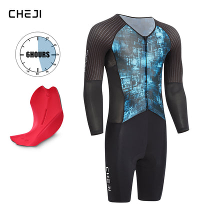 Men's Aero Lightweight One-Piece Cycling Suit, Quick-Dry