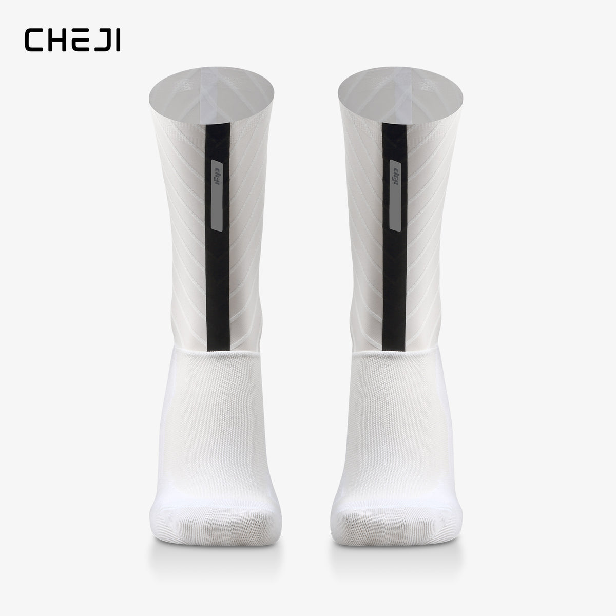 CHEJI Aero Cycling Socks - Premium Performance Pedal Power pro Cycling Crew Socks