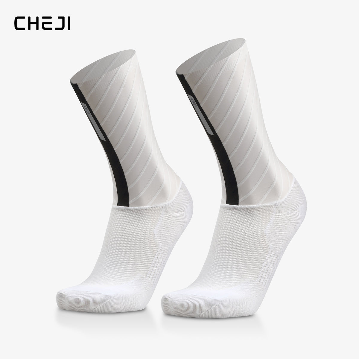 CHEJI Aero Cycling Socks - Premium Performance Pedal Power pro Cycling Crew Socks