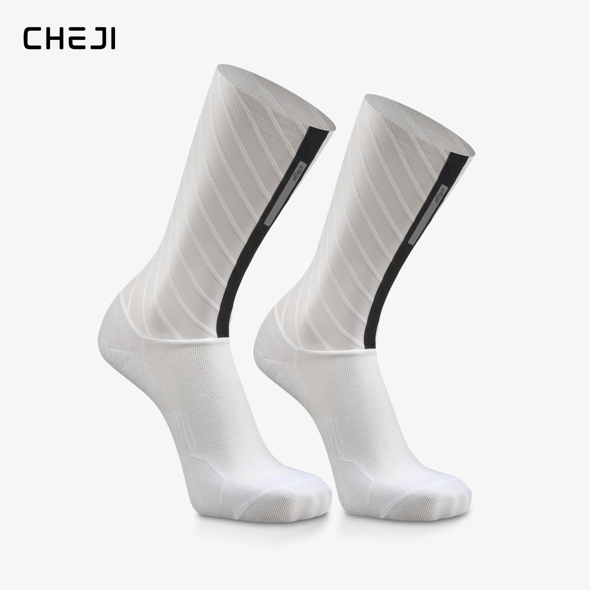 CHEJI Aero Cycling Socks - Premium Performance Pedal Power pro Cycling Crew Socks