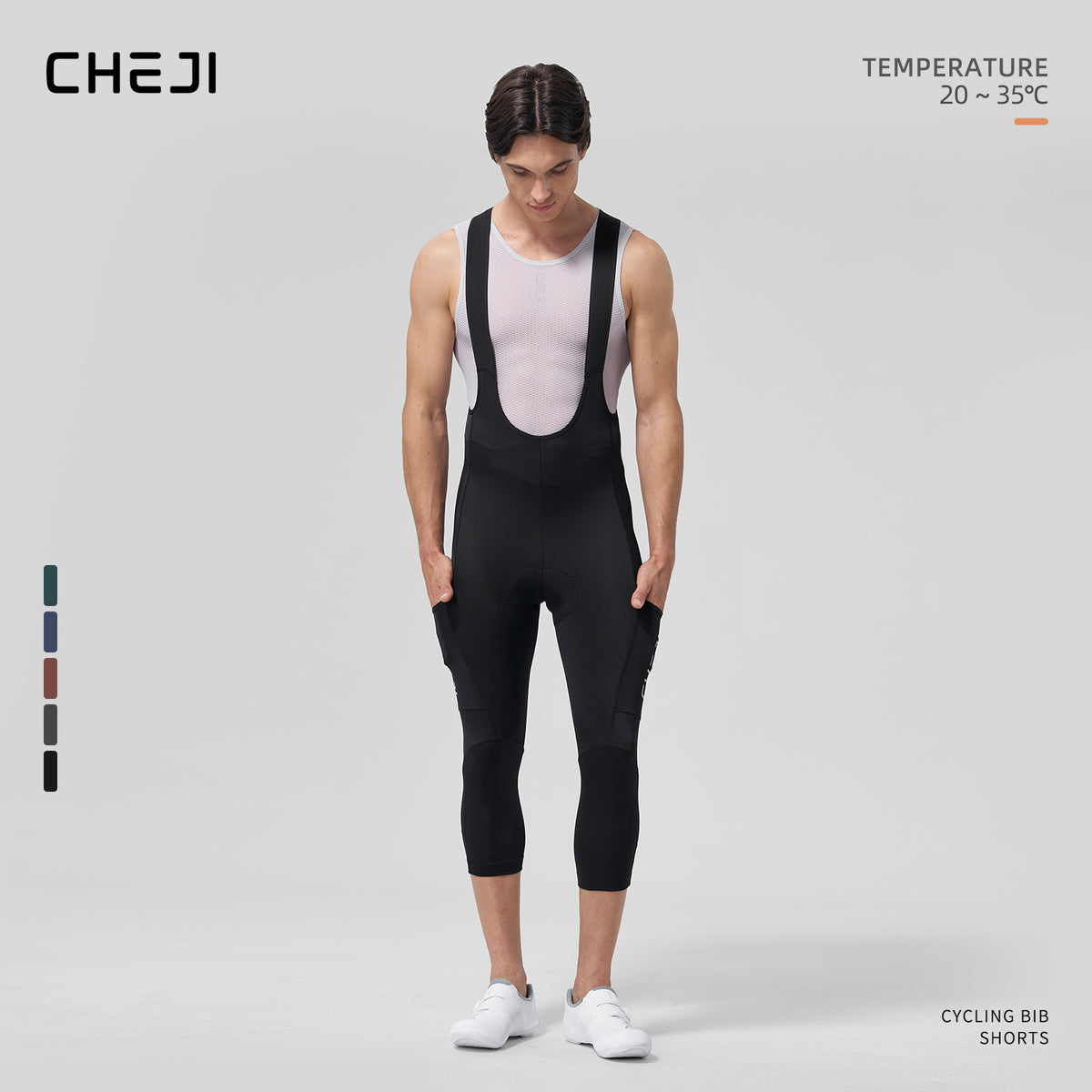 Men's 3/4 Cycling Bib Shorts