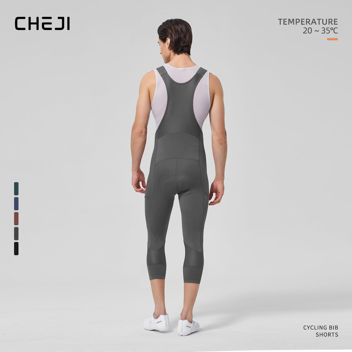 Men's 3/4 Cycling Bib Shorts