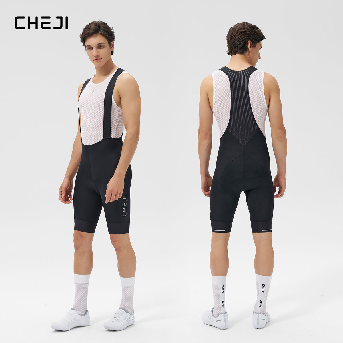 Cheji Men's Cycling Bib Shorts
