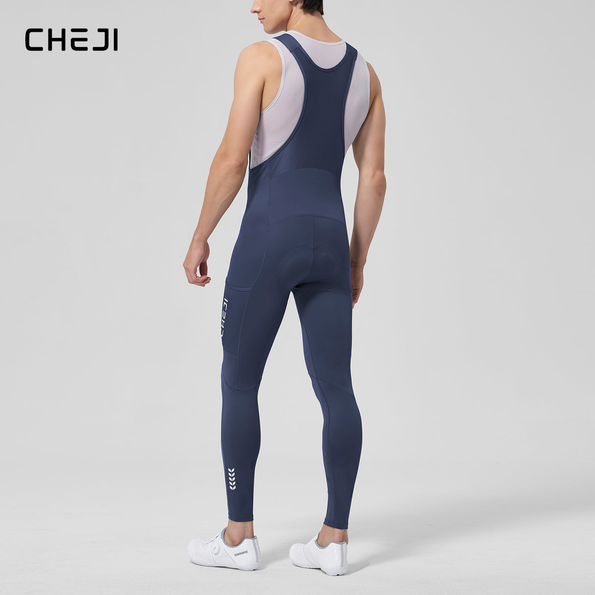 Men's Cycling Bib Tights – Long, Breathable Summer Pants