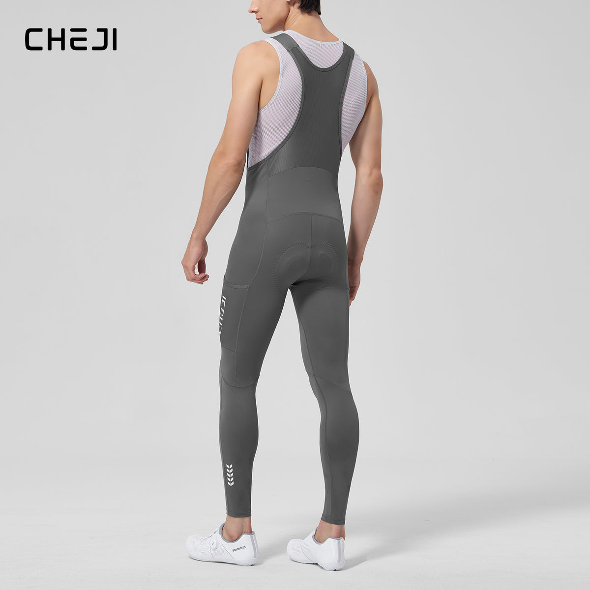 Men's Cycling Bib Tights – Long, Breathable Summer Pants