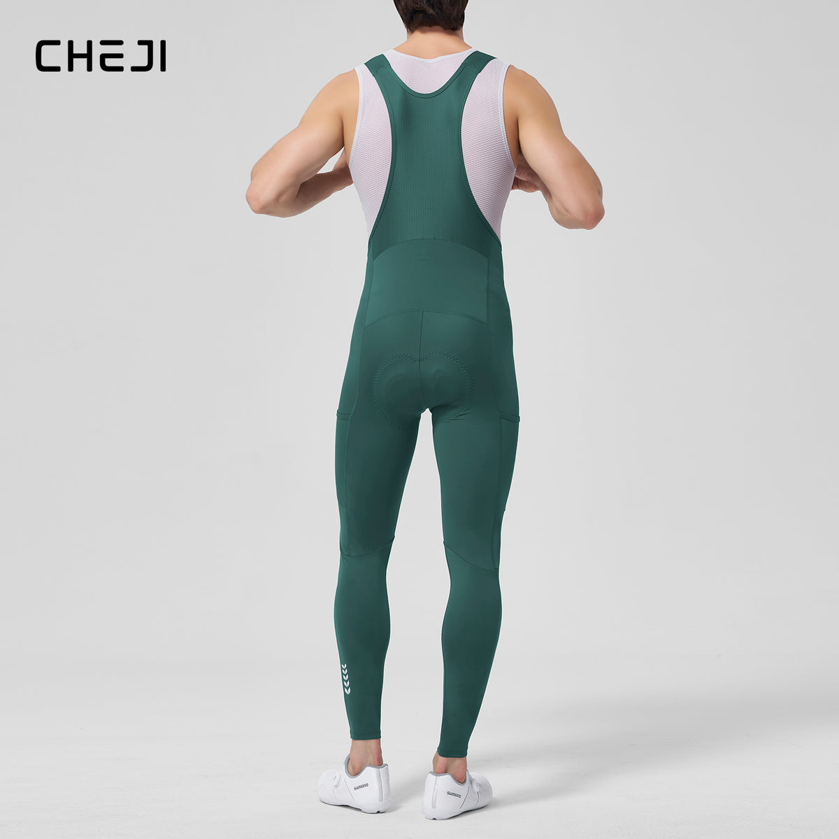 Men's Cycling Bib Tights – Long, Breathable Summer Pants