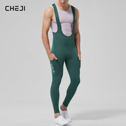 Men's Cycling Bib Tights – Long, Breathable Summer Pants