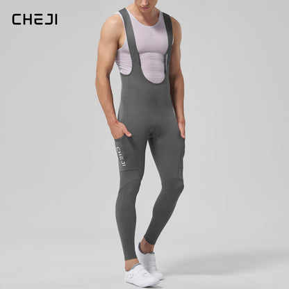 Men's Cycling Bib Tights – Long, Breathable Summer Pants