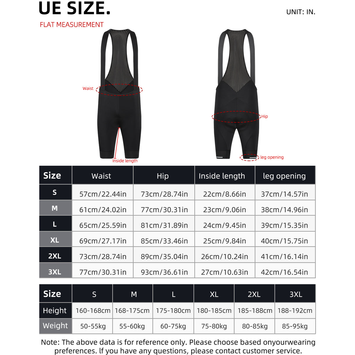 Cheji Men's Cycling Bib Shorts