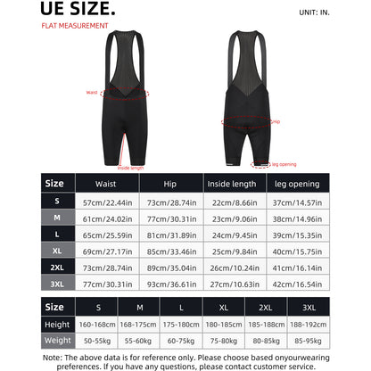 Cheji Men's Cycling Bib Shorts