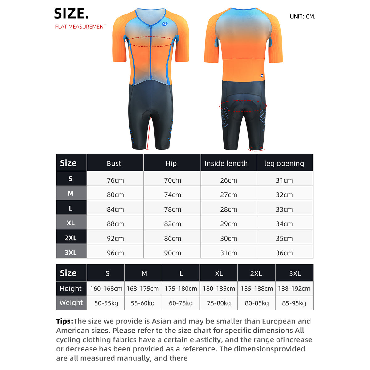 CHEJI Pro Aero Cycling Road Suit Men One Piece Tight Bodysuit Anti-Slip Leg Grips Road Bicycle