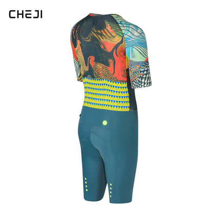 Cheji Men's Road Cycling Skinsuit