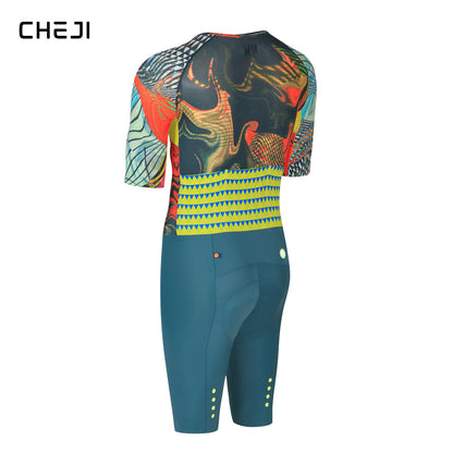 Cheji Men's Road Cycling Skinsuit