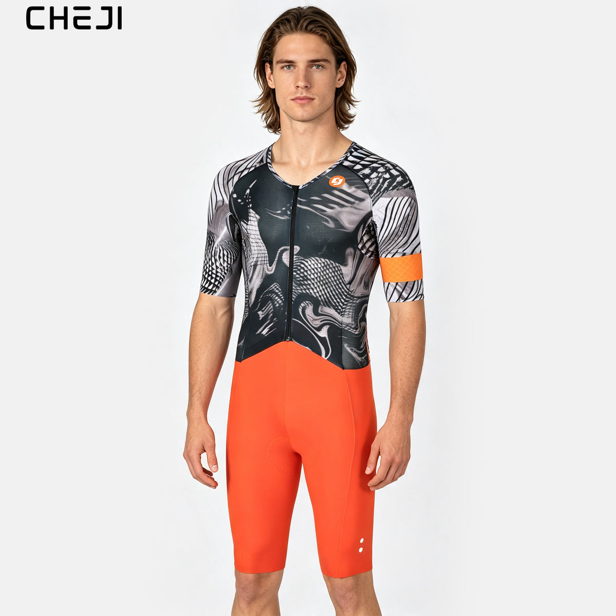 Cheji Men's Pro Team Aero Roadsuit
