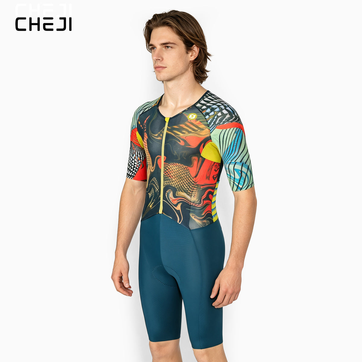 Cheji Men's Road Cycling Skinsuit