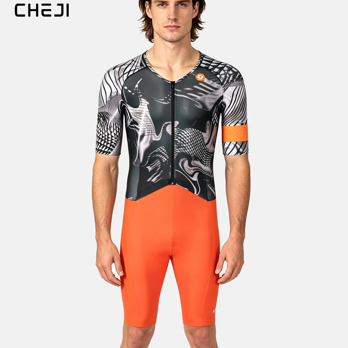 Cheji Men's Pro Team Aero Roadsuit