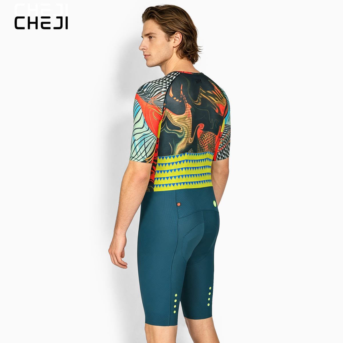 Cheji Men's Road Cycling Skinsuit