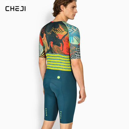 Cheji Men's Road Cycling Skinsuit