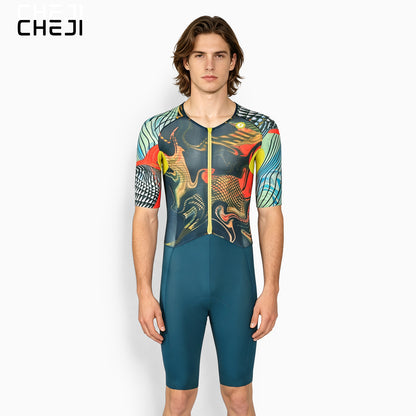Cheji Men's Road Cycling Skinsuit