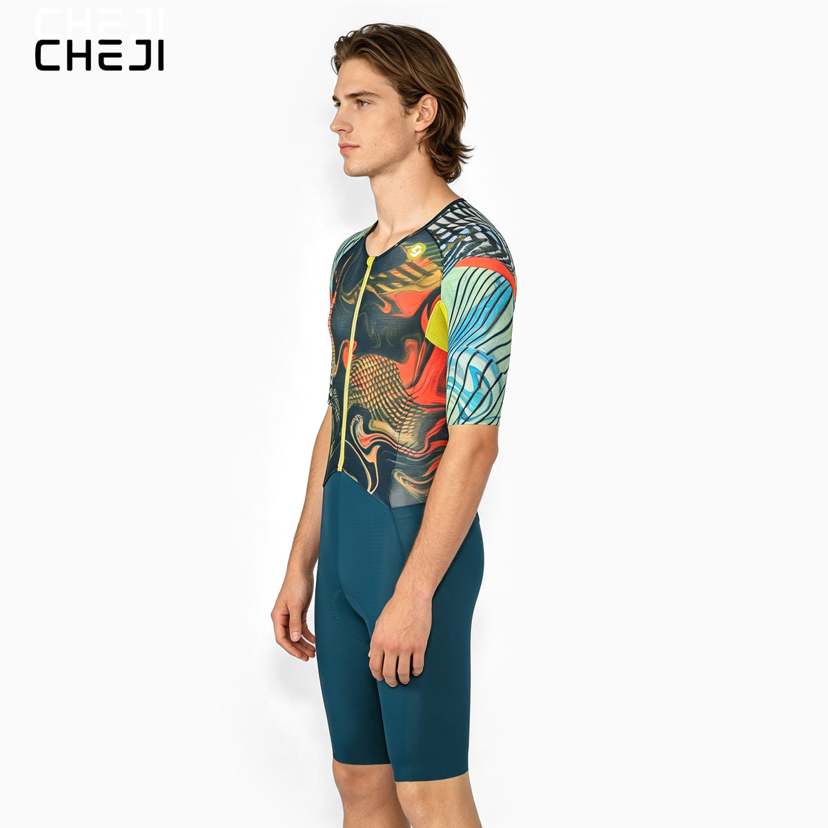 Cheji Men's Road Cycling Skinsuit