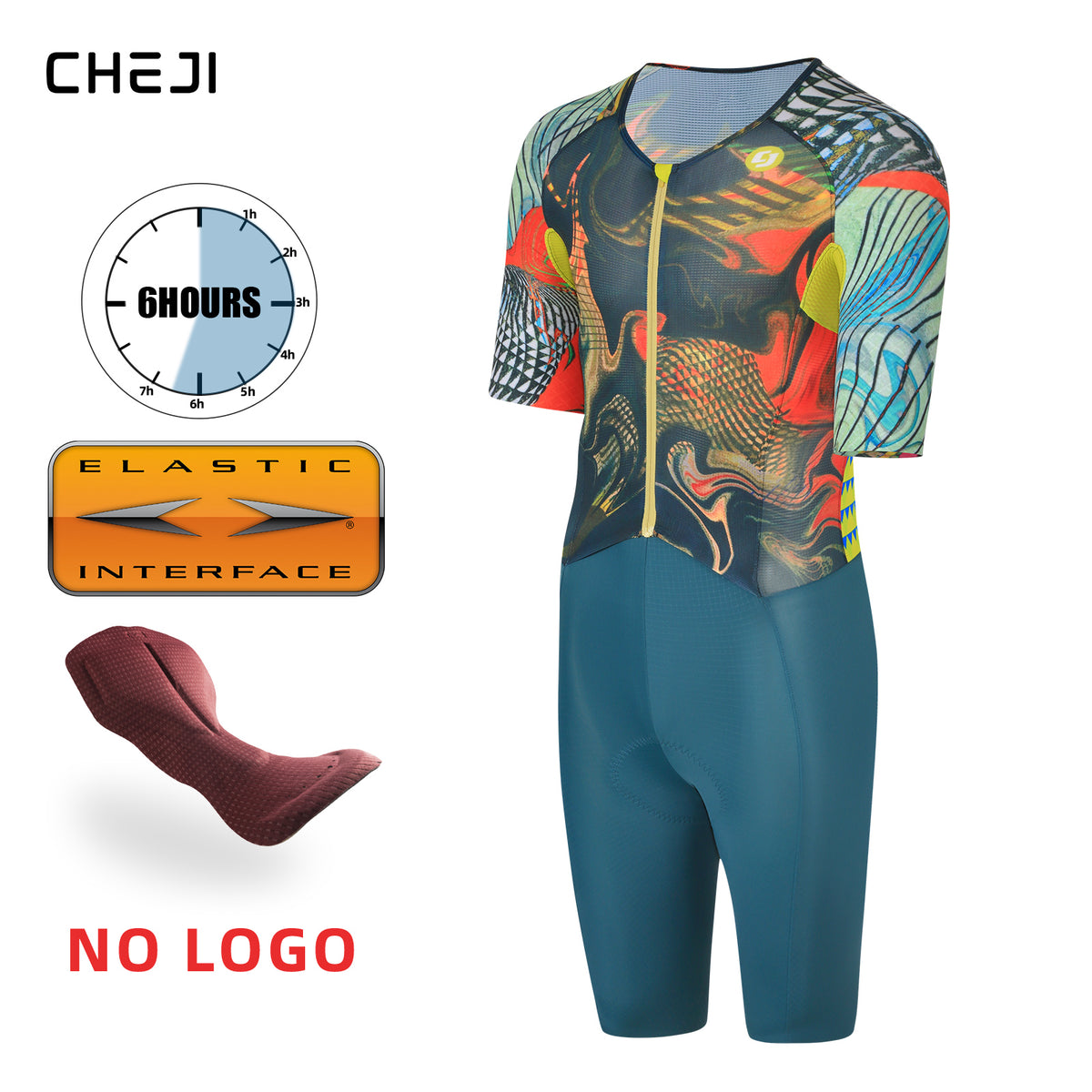 Cheji Men's Road Cycling Skinsuit
