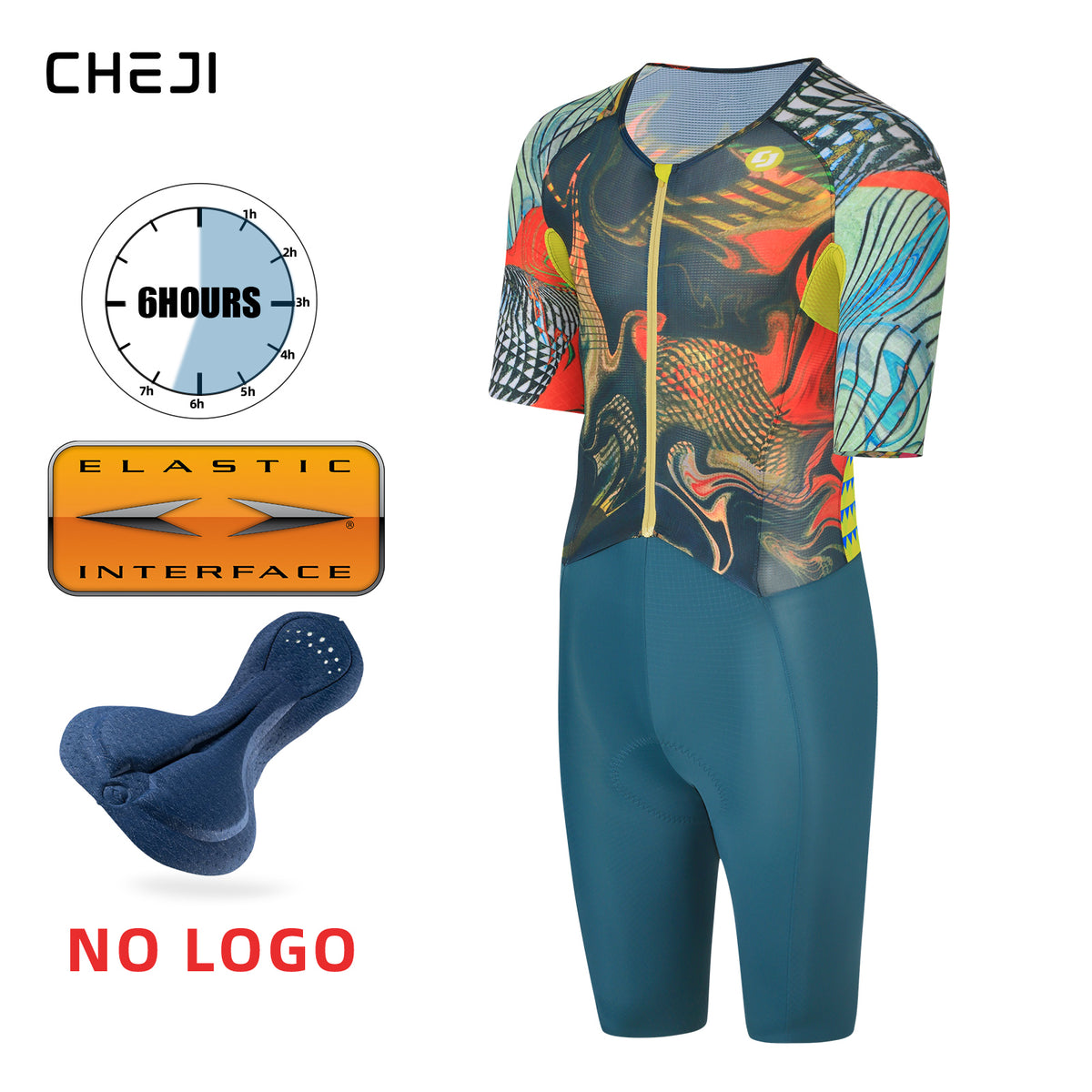 Cheji Men's Road Cycling Skinsuit